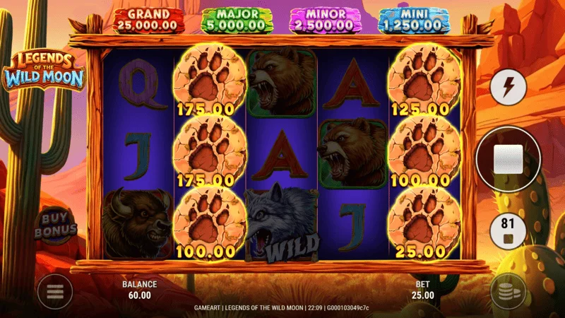 Legends of the Wild Moon — laimėjimas pagrindiniame žaidime